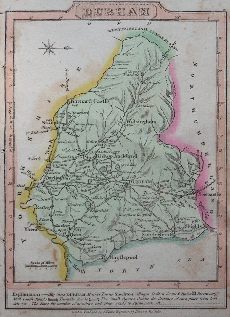 Map of Durham - Wallis